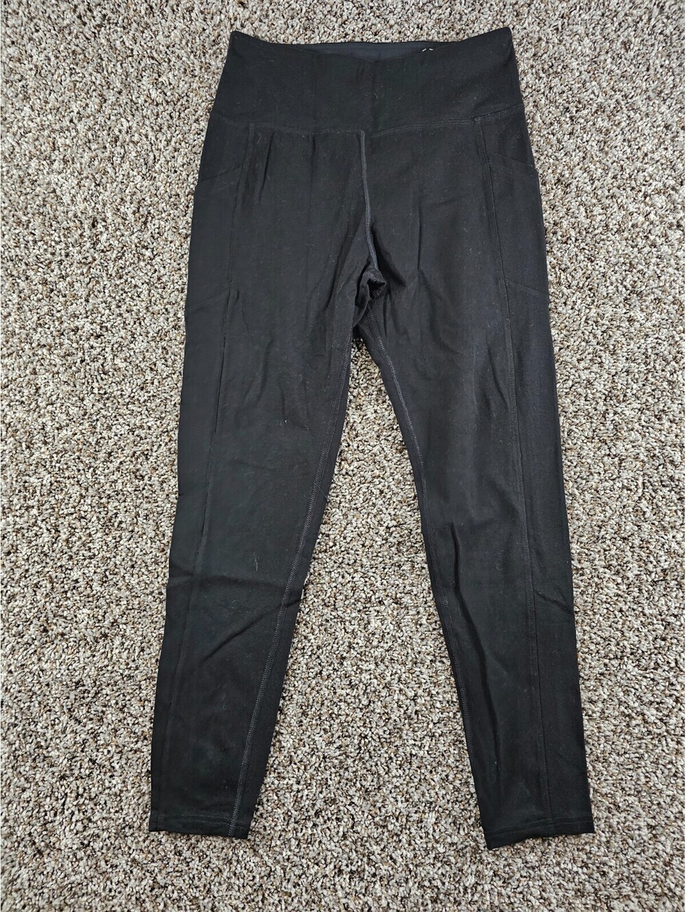 Marika Womens Sz L Ankle Length Athletic Leggings Black Compression